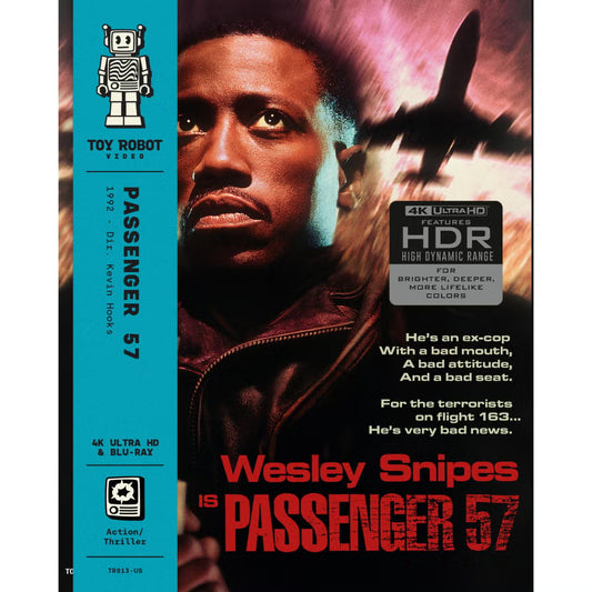 Passenger 57 4K UHD + Blu-ray with Slipcover (Toy Robot Video U.S.) [Preorder]