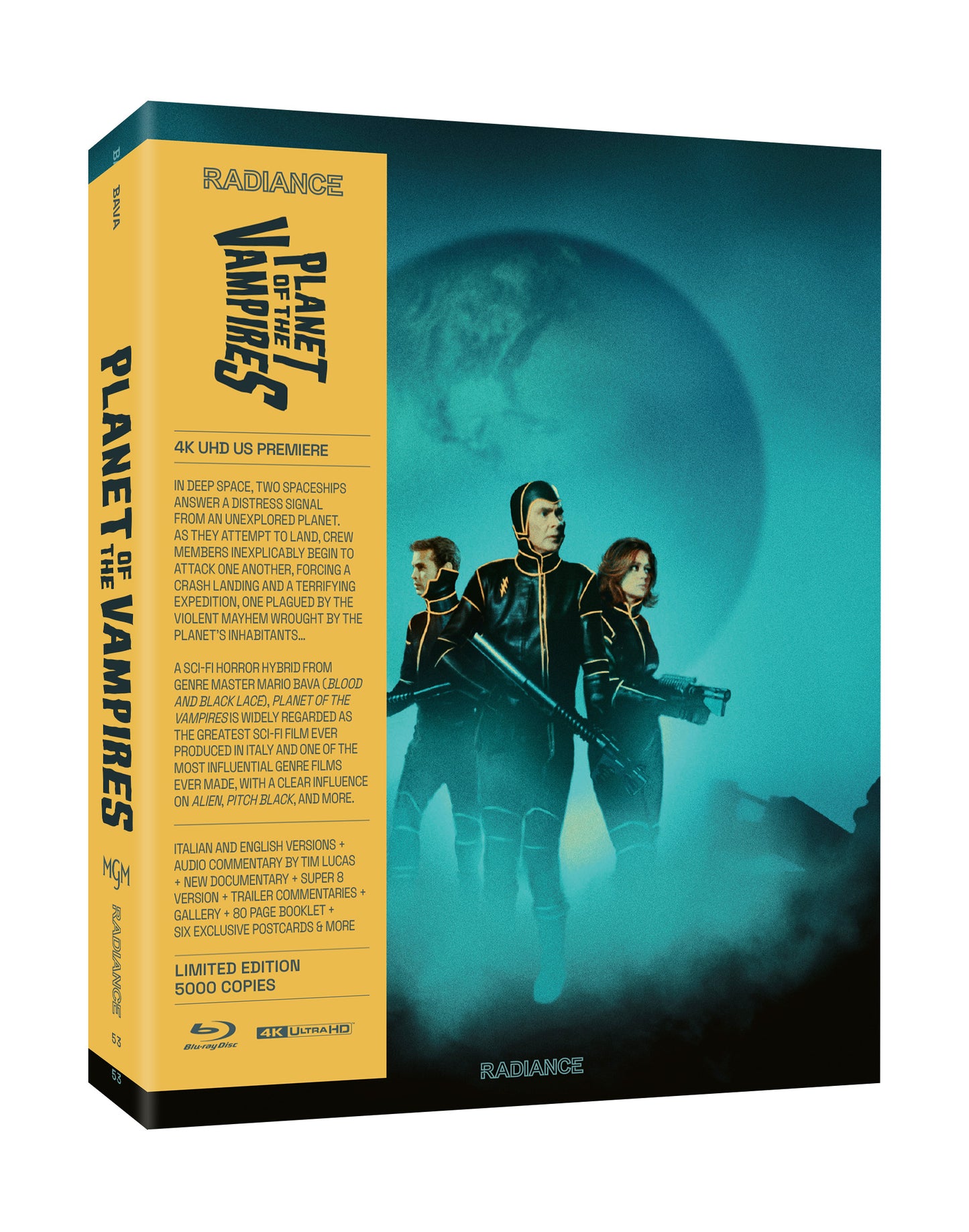 Planet of the Vampires 4K UHD + Blu-ray Limited Edition (Radiance Films U.S.) [Preorder]