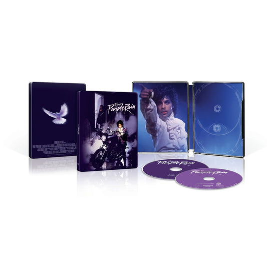 Purple Rain 40th Anniversary 4K UHD + Blu-ray SteelBook (Warner Bros UK/Region Free/B) [Preorder] LIMIT 1 PER CUSTOMER (See Product note)