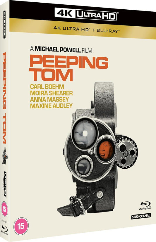 Peeping Tom 4K UHD + Blu-ray with Slipcover (StudioCanal/Region Free/B)