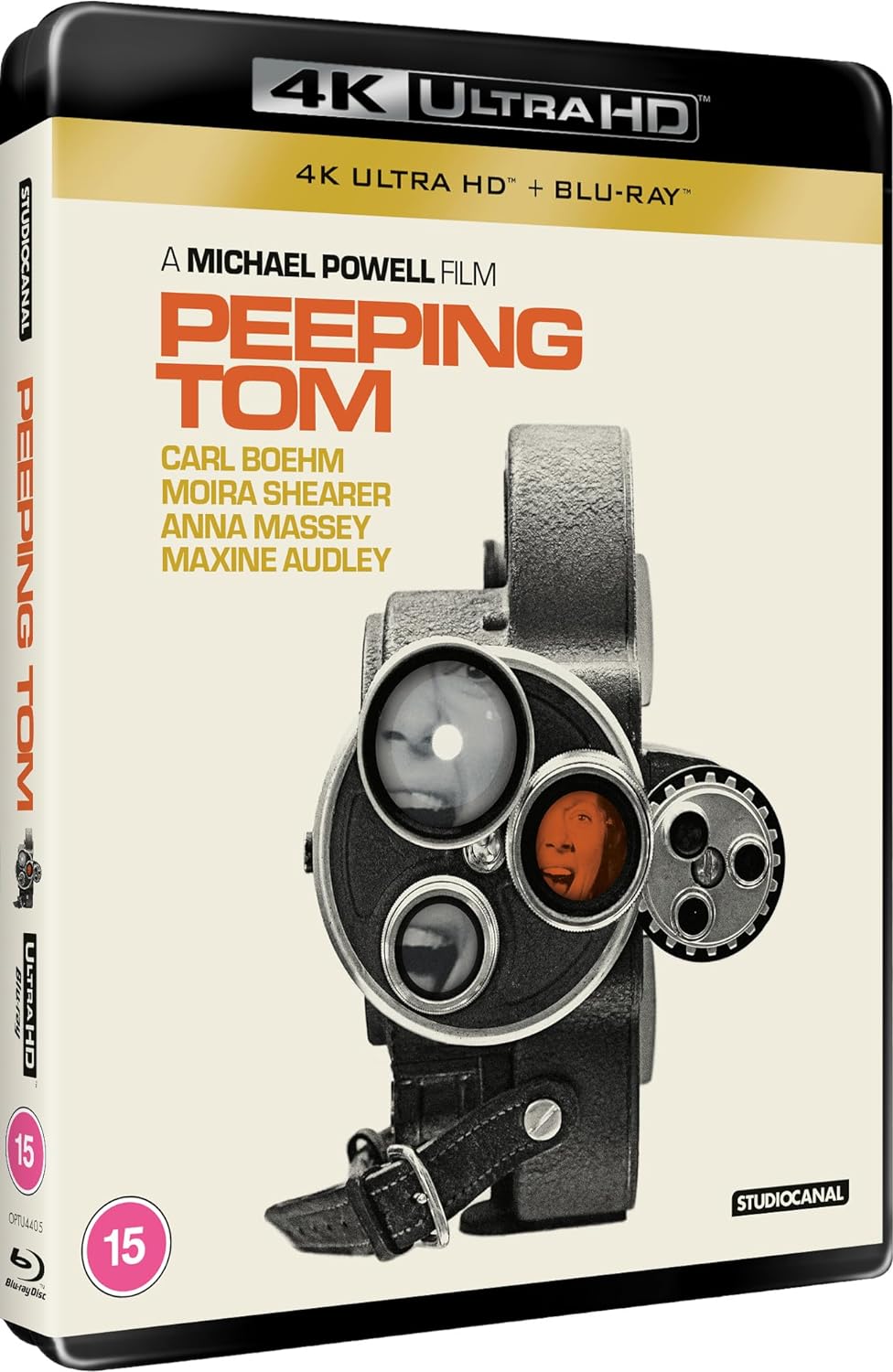 Peeping Tom 4K UHD + Blu-ray with Slipcover (StudioCanal/Region Free/B) [Preorder]