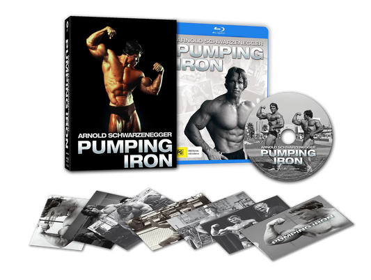 Pumping Iron (1977) - Blu-ray Limited Edition 3D Lenticular Hardcase + Art Cards (ViaVision/Region Free) [Preorder]