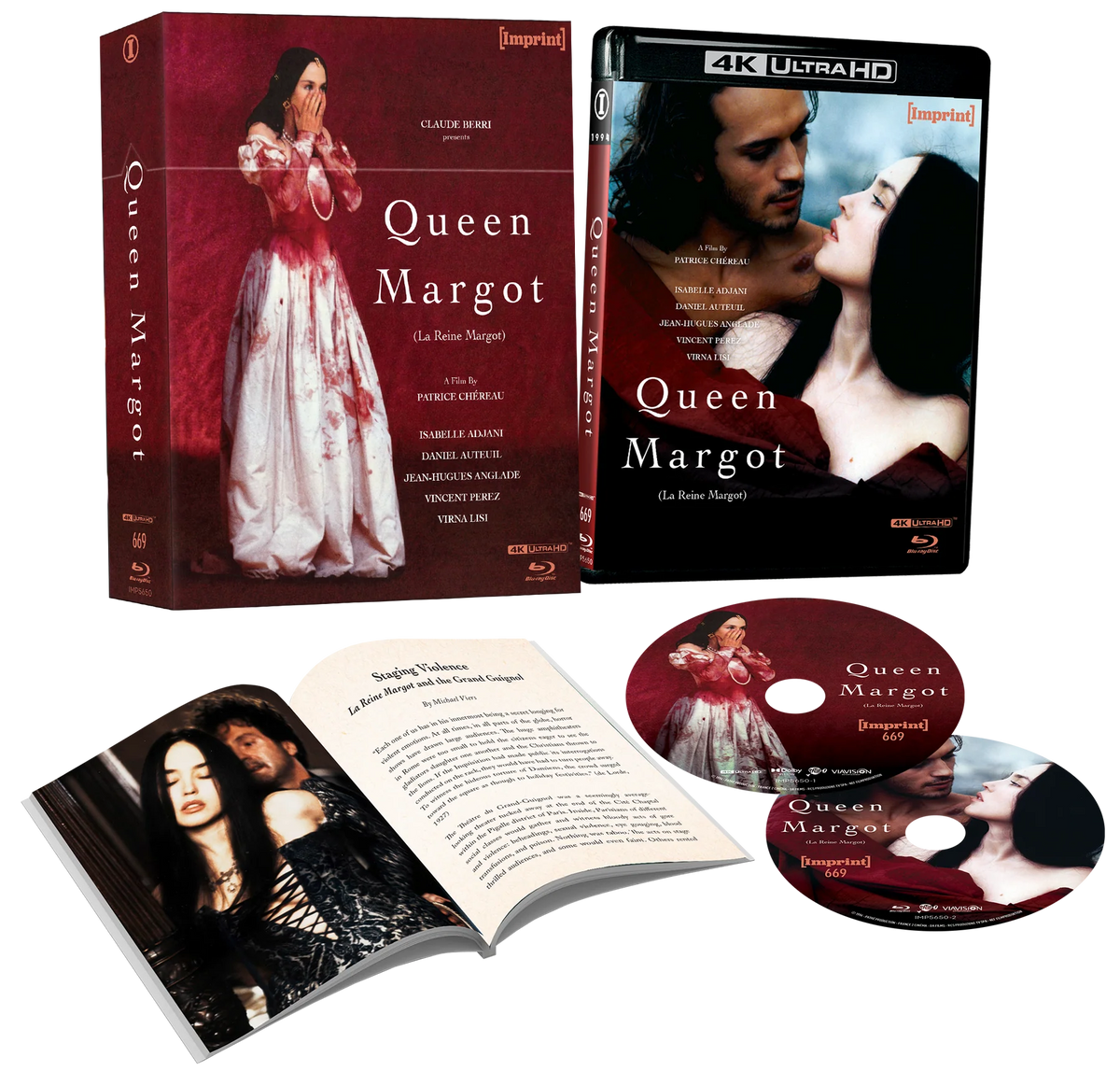 Queen Margot (1994) - 4K UHD + Blu-ray Limited Edition Hardbox + Hardcover Booklet (Imprint/Region Free) [Preorder]