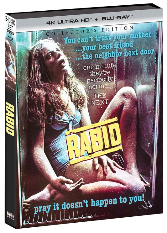Rabid (1977) 4K UHD + Blu-ray with Slipcover (Scream Factory) [Preorder]