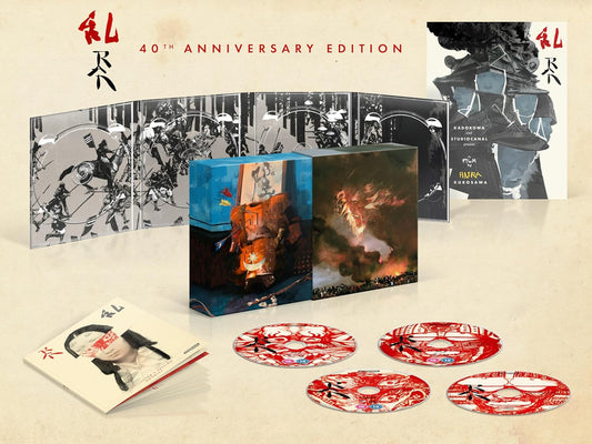 Ran Limited Collector's Edition 4K Ultra HD + Blu-Ray + CD with Deluxe packaging + Booklet + Posters   (StudioCanal/Region Free/B) [Preorder]