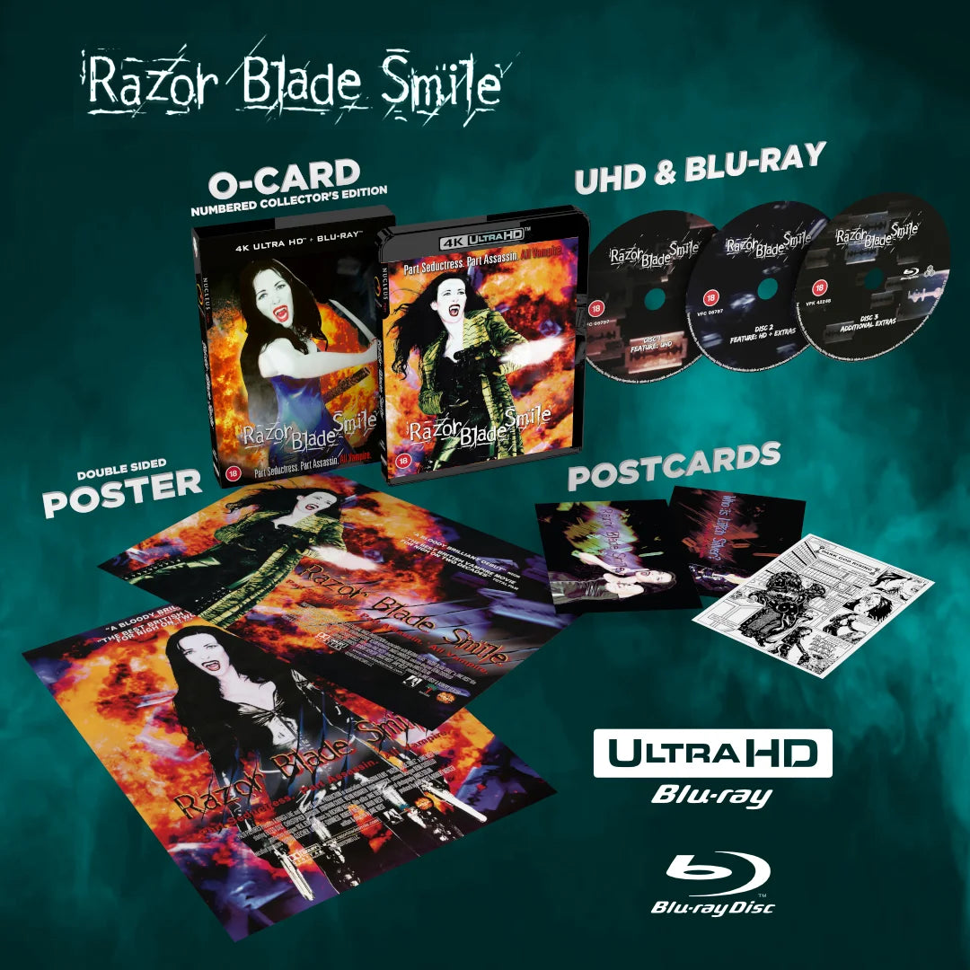 Razor Blade Smile Limited Edition 4K Ultra HD + Blu-Ray with Slipcover ...