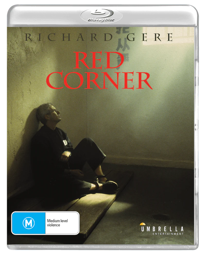Red Corner (1997) Bluray with Slipcover (Umbrella/Region Free) The
