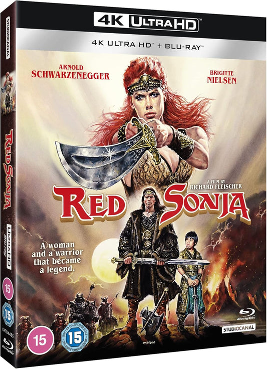 Red Sonja 4K UHD + Blu-ray with Slipcover (StudioCanal/Region Free/B)