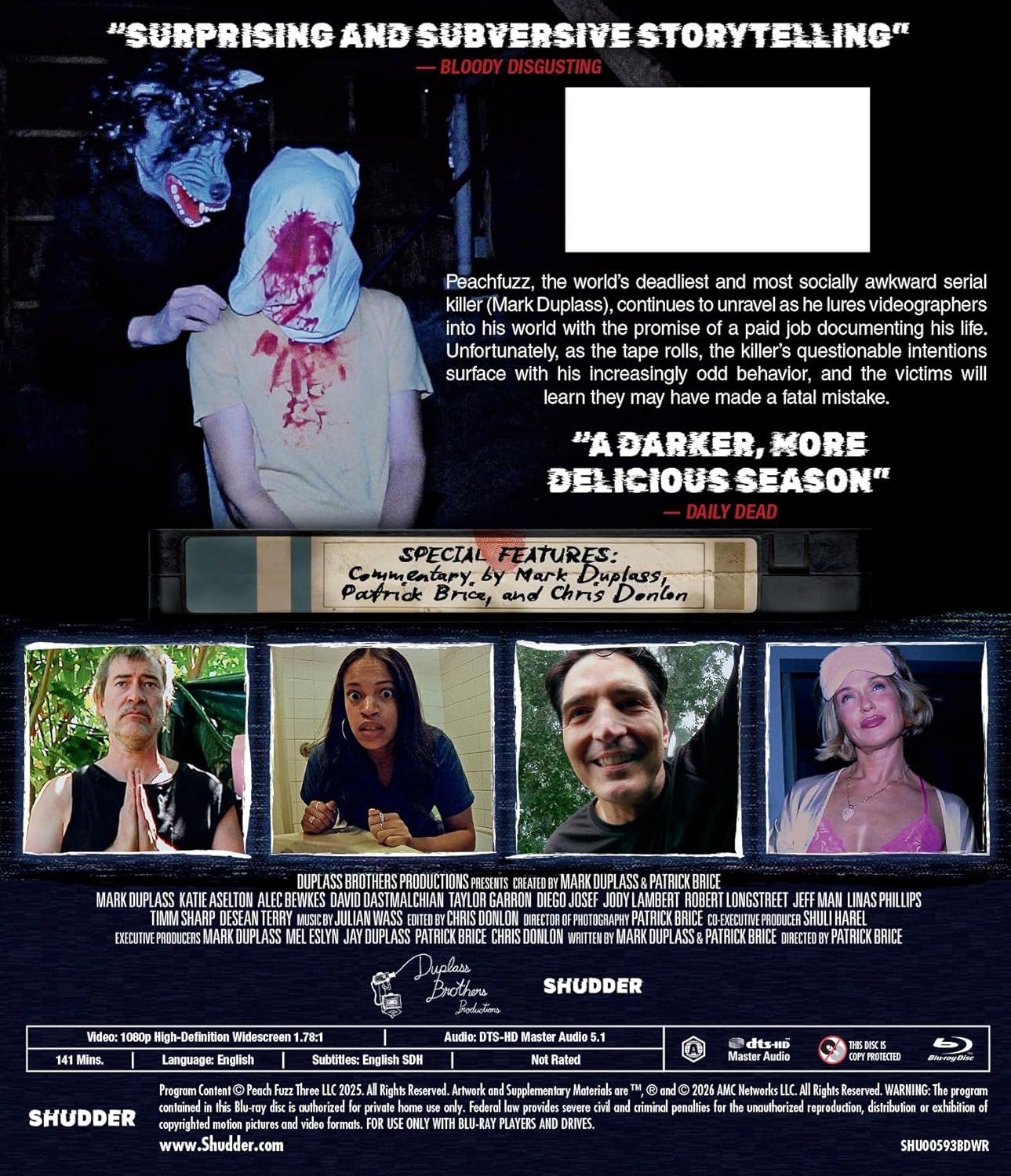 The Creep Tapes: Season 2 Blu-ray (Shudder)