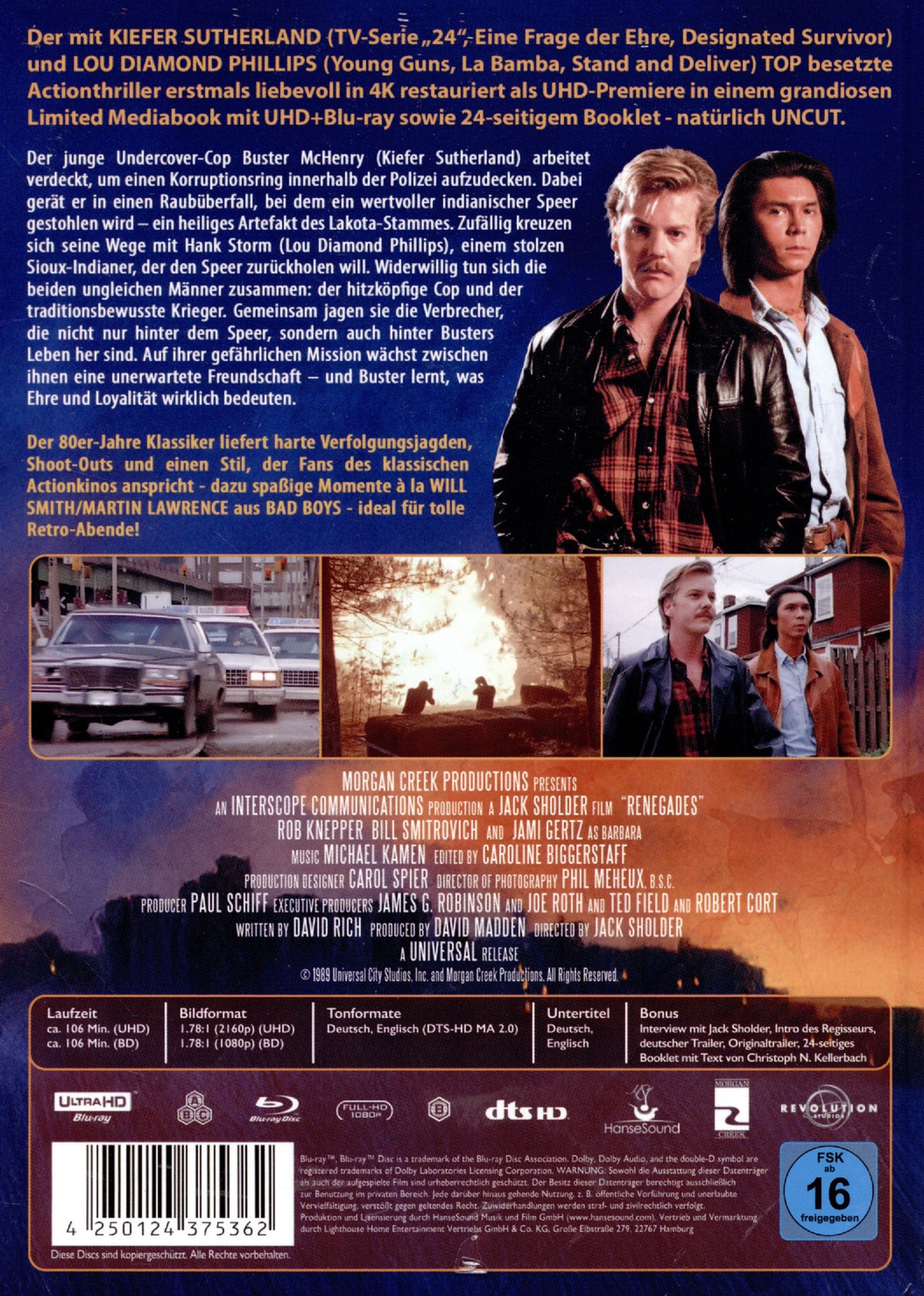 Renegades 4K UHD + Blu-ray MediaBook (Lighthouse/Region Free/B) [German Import] LIMIT 1 PER CUSTOMER