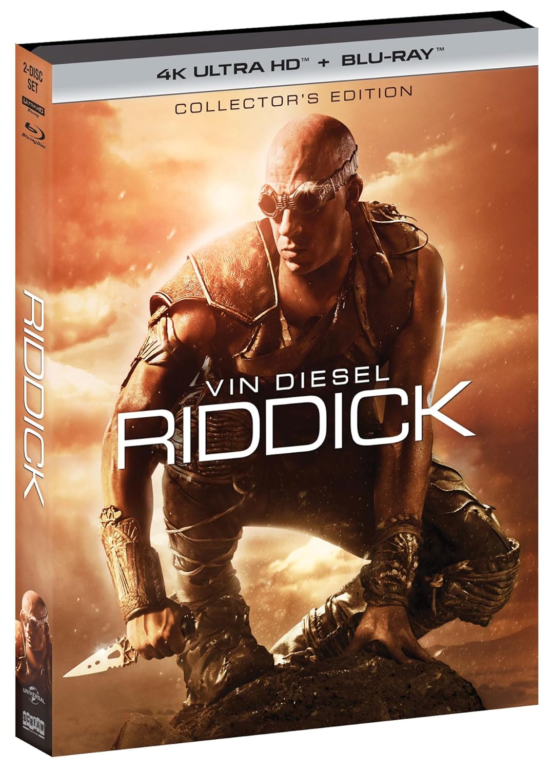 Riddick 4K UHD + Blu-ray Collector's Edition with Slipcover (Scream Fa ...