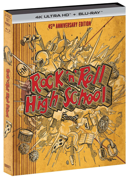 Rock N Roll High School 45th Anniversary Edition 4K UHD + Blu-ray with Slipcover (Shout Factory)