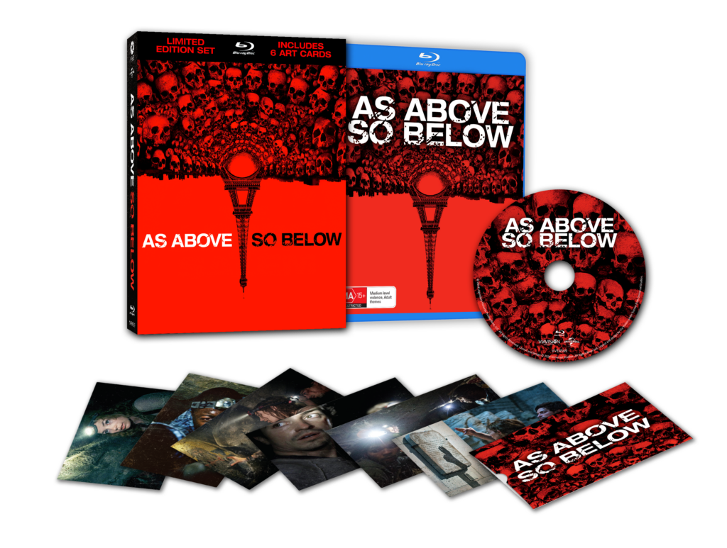 As Above, So Below (2014) – Blu-ray Limited Edition 3D Lenticular Hardcase + Art Cards (ViaVision/Region Free)