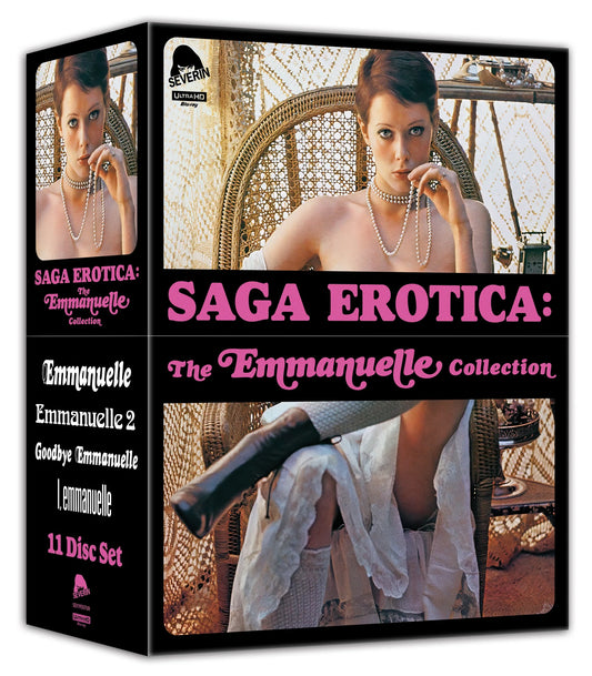 Saga Erotica: The Emmanuelle Collection 4K UHD + Blu-ray + CD Box Set (Severin Films U.S.) LIMIT1 PER CUSTOMER
