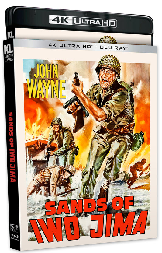 Sands of Iowa Jima 4K UHD + Blu-ray with Slipcover (Kino Lorber)