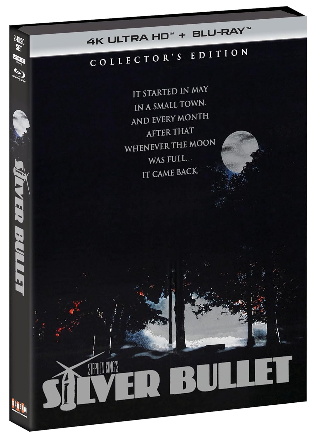 Silver Bullet 4K UHD + Blu-ray Collector's Edition with Slipcover (Scream Factory)