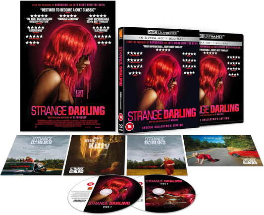 Strange Darling 4K UHD + Blu-ray Collector's Edition with Slipcover (Icon/Region Free/B)