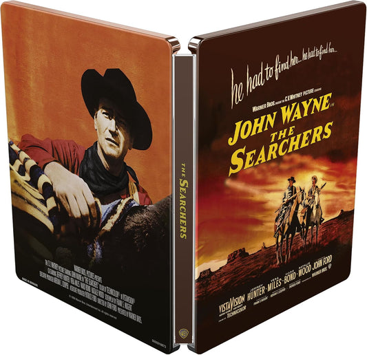 The Searchers Limited Edition 4K Ultra HD SteelBook (Warner Bros/Region Free)