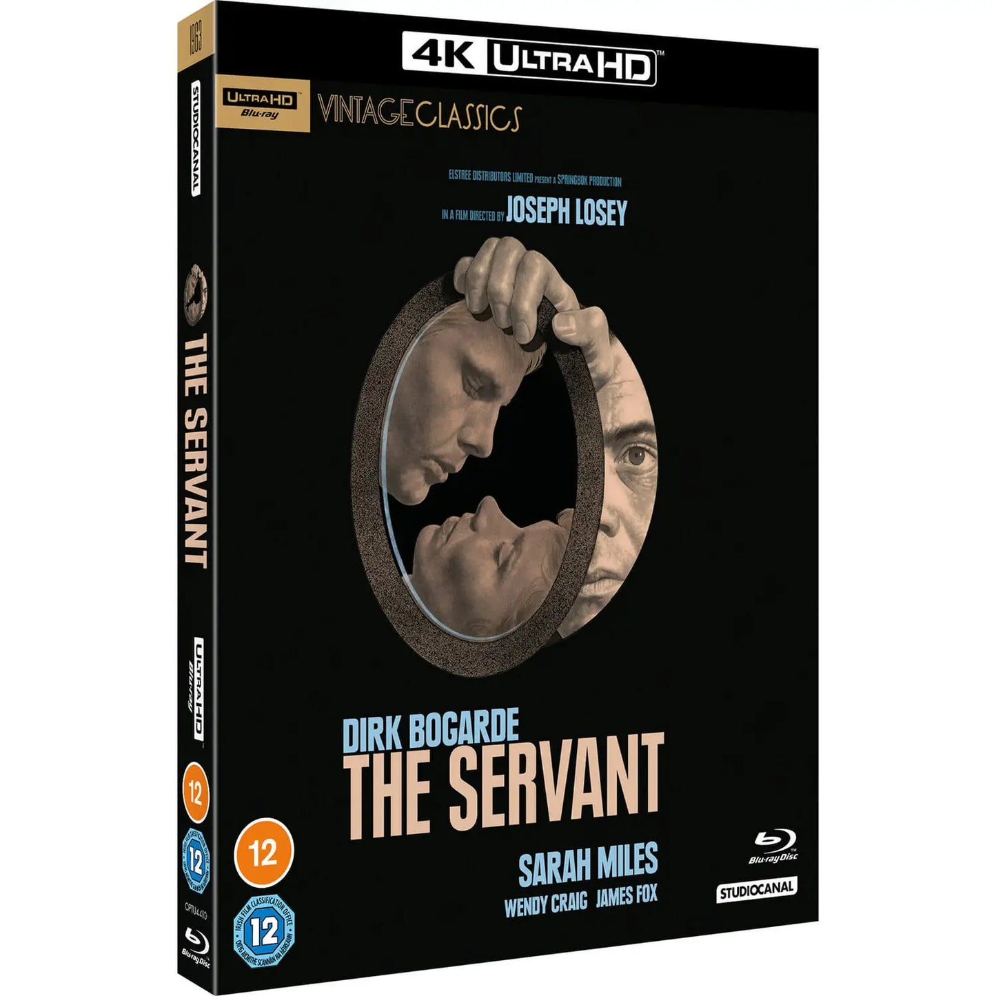 The Servant (1963) 4K UHD + Blu-ray with Slipcover (StudioCanal/Region Free/B)