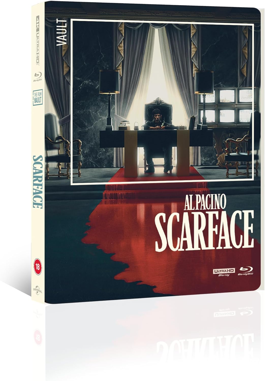 Scarface - The Film Vault Limited Edition Steelbook 4K Ultra HD + Blu-Ray (Universal UK/Region Free/B)