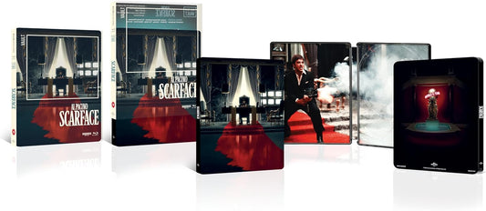 Scarface - The Film Vault Limited Edition Steelbook 4K Ultra HD + Blu-Ray (Universal UK/Region Free/B)