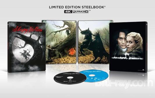Sleepy Hollow 4K UHD + Blu-ray SteelBook (Paramount U.S.) LIMIT 1 PER CUSTOMER