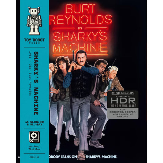 Sharky's Machine 4K UHD & Blu-ray with Slipcover (Toy Robot Video U.S.) [Preorder]