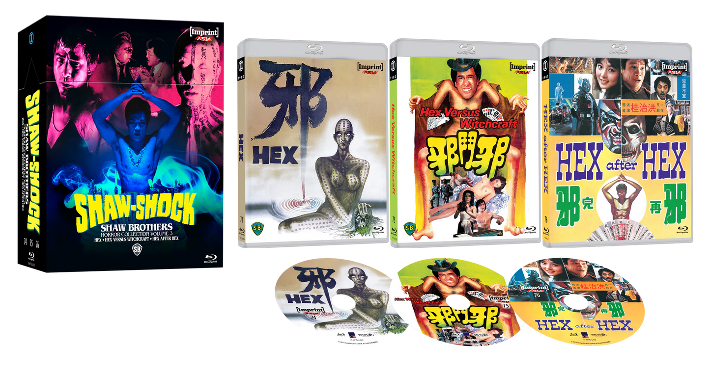 Shaw-Shock: Shaw Brothers Horror Collection - Volume Three: The Hex Trilogy (1980 - 1982) - Limited Edition Blu-ray Hardbox  (Imprint/Region Free) [Preorder]