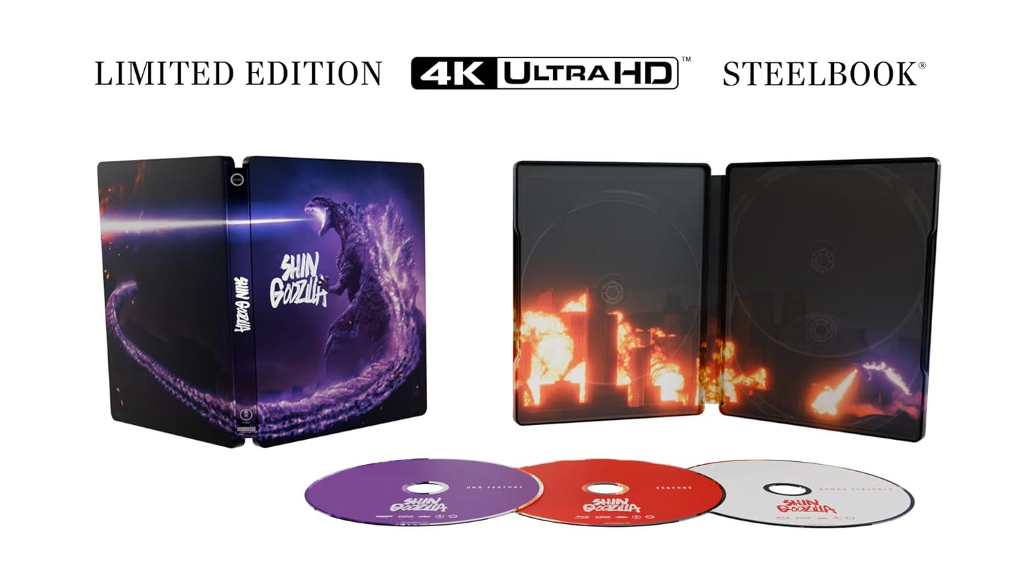 Shin Godzilla 4K UHD + Blu-ray SteelBook (GKIDS) [Preorder]