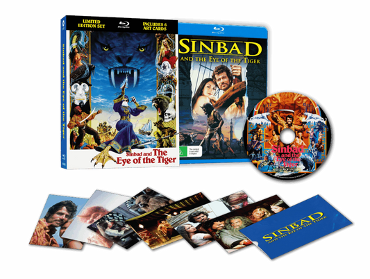 Sinbad and the Eye of the Tiger (1977) – Blu-ray Limited Edition 3D Lenticular Hardcase + Art Cards (ViaVision/Region Free) [Preorder]