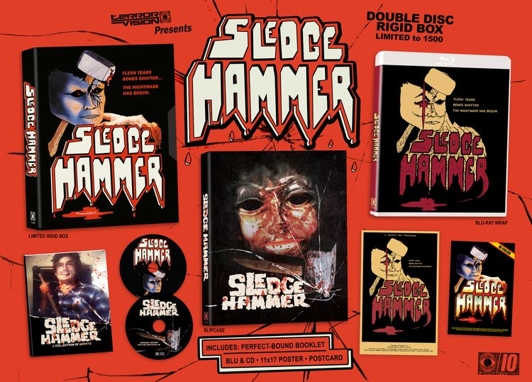 Sledgehammer (1983) 2-Disc Deluxe Limited Edition Blu-ray + CD with Rigid Box (Terror Vision) [Preorder] LIMIT 1 PER CUSTOMER
