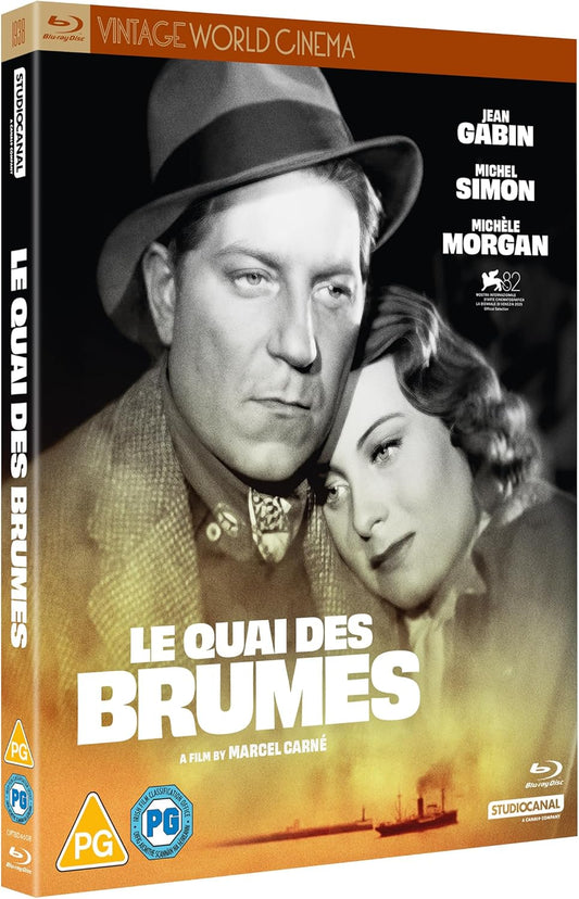 Le Quai Des Brumes (Aka The Port Of Shadows) Blu-Ray with Slipcover (StudioCanal/Region B) [Preorder]