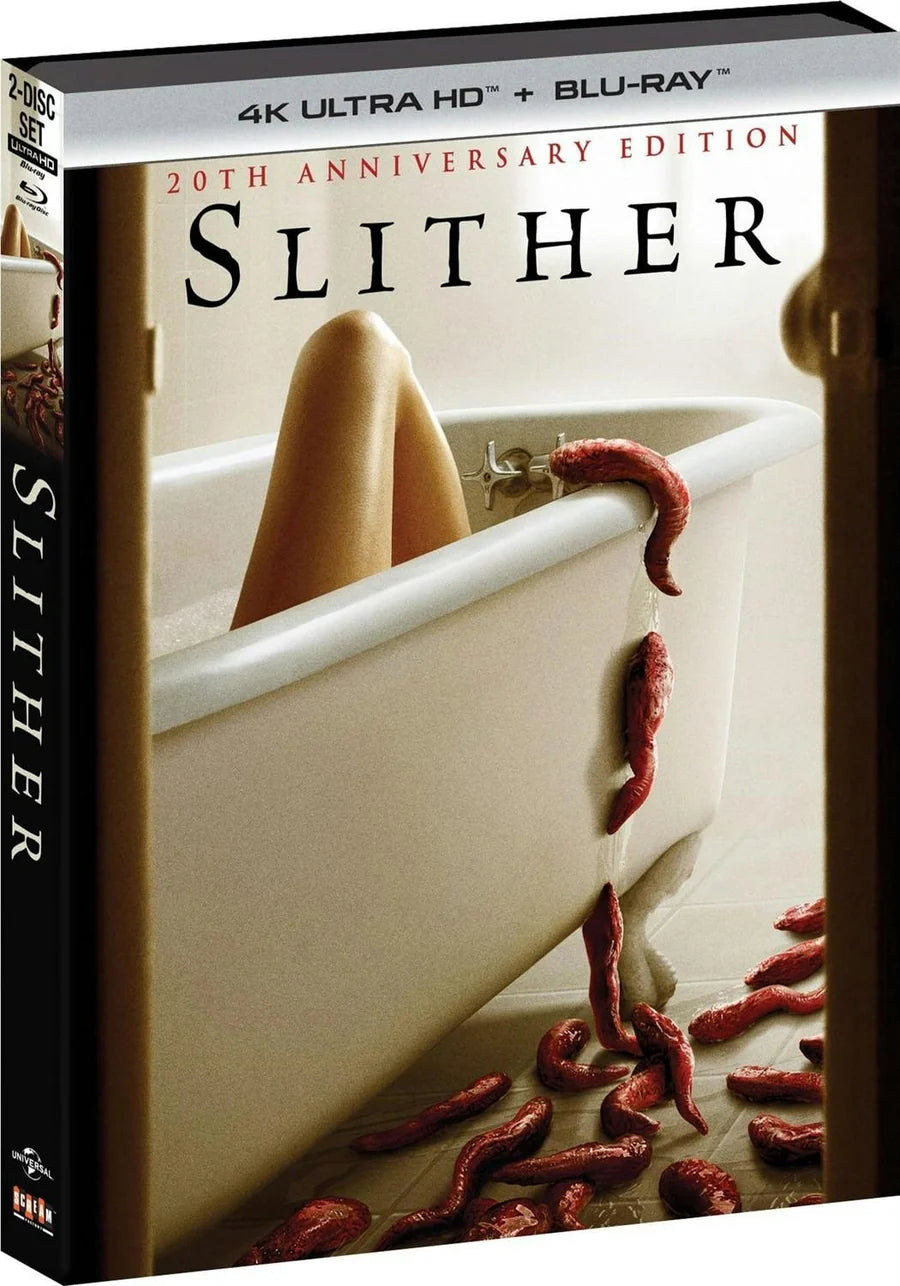 Slither 4K UHD + Blu-ray with Slipcover (Shout Factory) [Preorder]