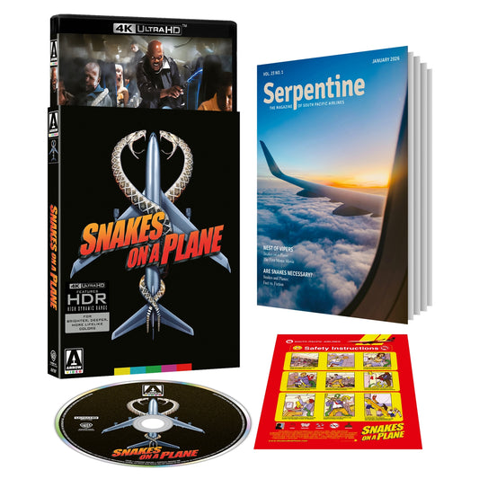 Snakes on a Plane 4K UHD Limited Edition with Slipcover (Arrow Video U.S.) [Preorder]