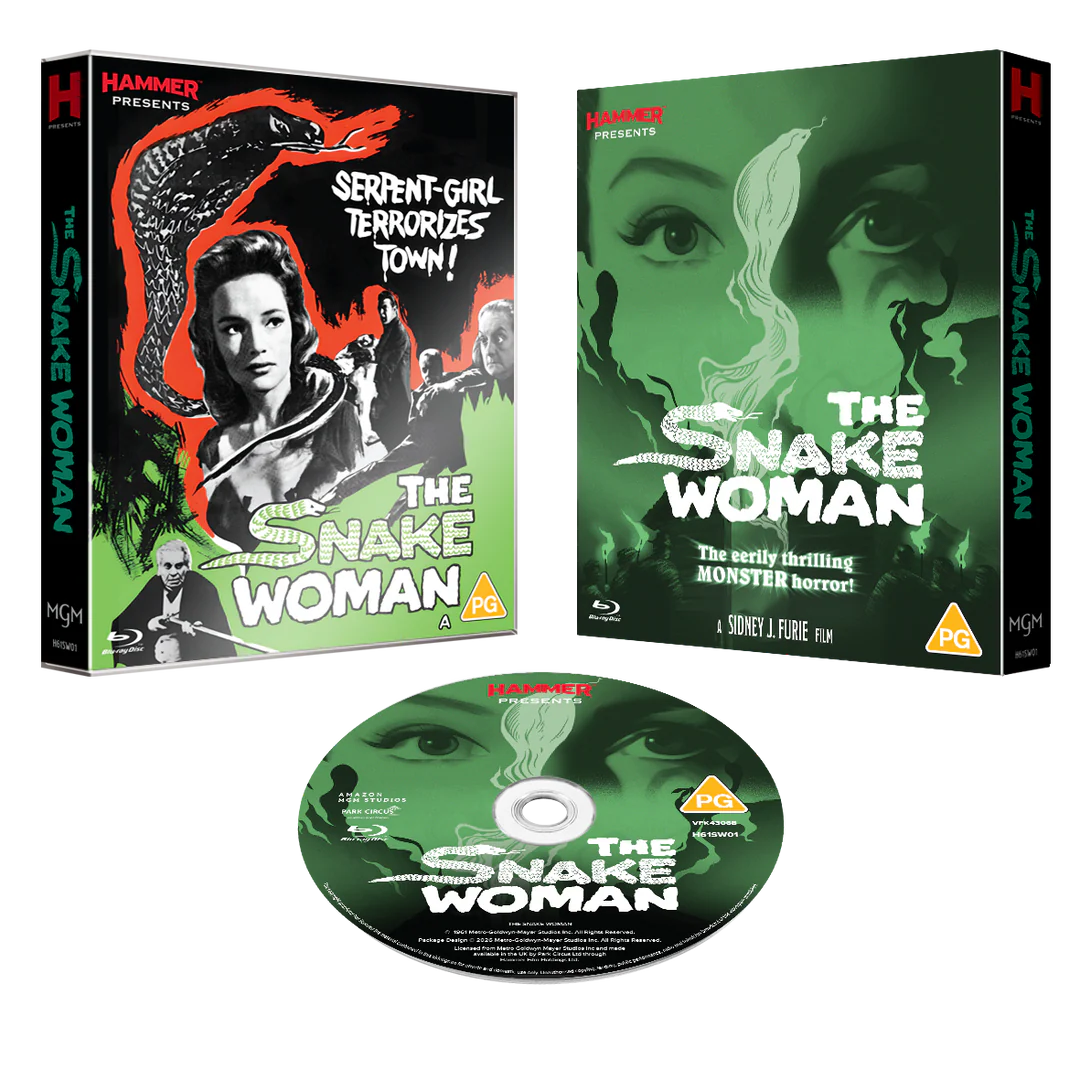 The Snake Woman Blu-ray with Limited Edition Slipcover (Hammer Films/Region B)
