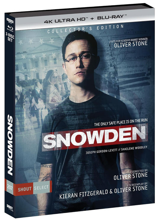 Snowden 4K UHD + Blu-ray with Slipcover (Shout Factory) [Preorder]