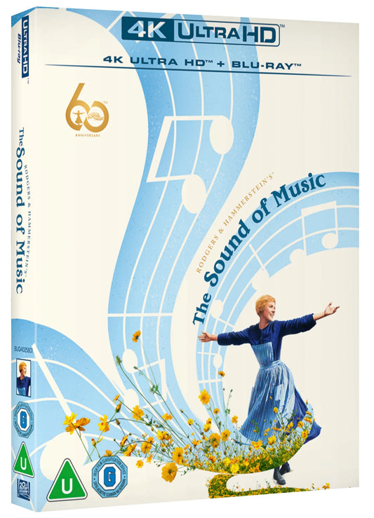 The Sound of Music 4K UHD + Blu-ray with Slipcover (20th Century Studios/Region Free/B)