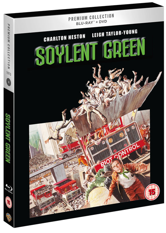 Soylent Green (1973) Blu-Ray + DVD - The Premium Collection with Slipcase (Warner Bros/Region Free/2)