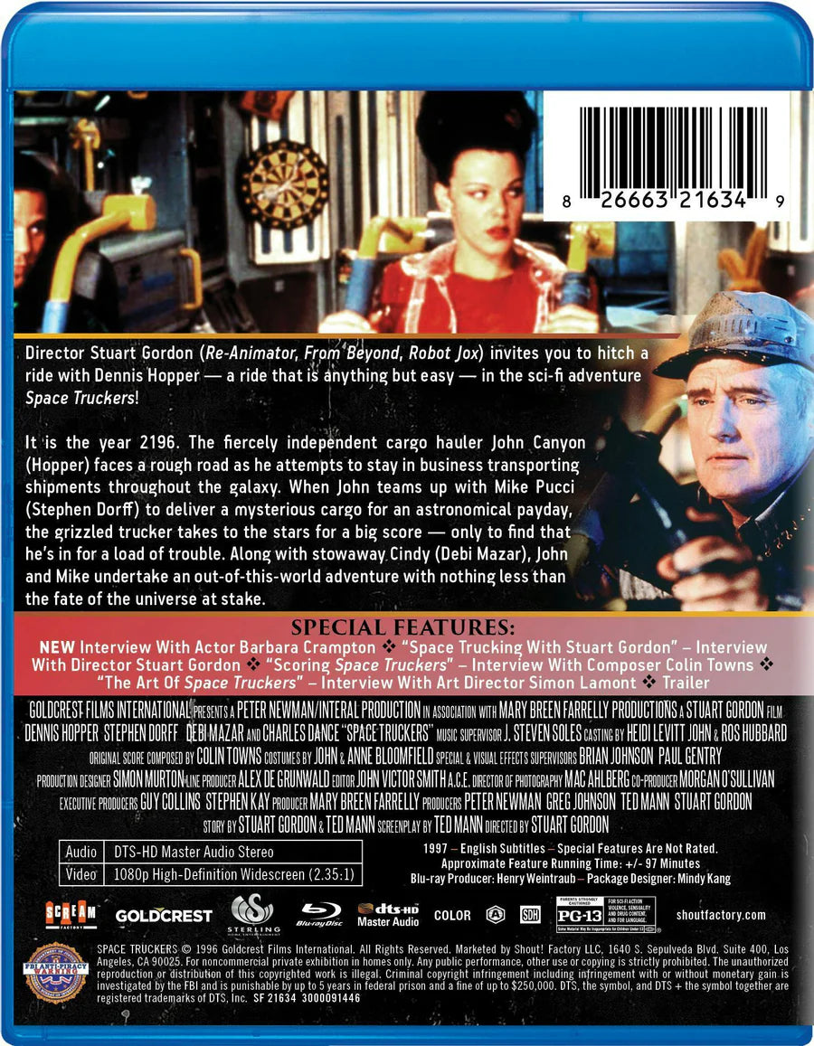 Space Truckers Blu-ray (Shout Factory) [Preorder]