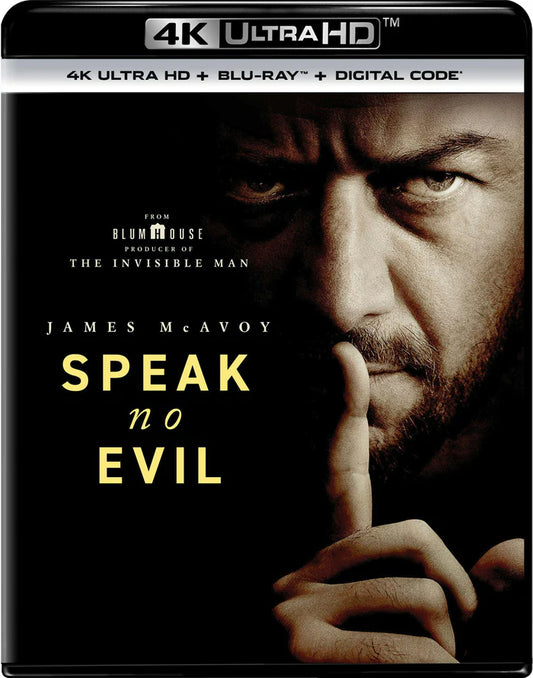 Speak No Evil (2024) 4K UHD + Blu-ray (Universal U.S.) [Preorder]