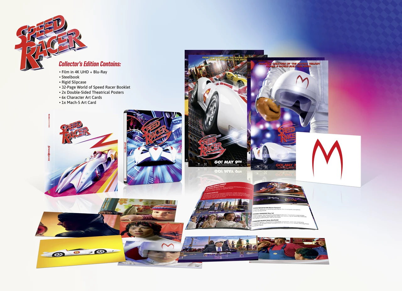 Speed Racer Limited Collector's Edition 4K UHD + Blu-Ray (Warner Bros/Region Free)