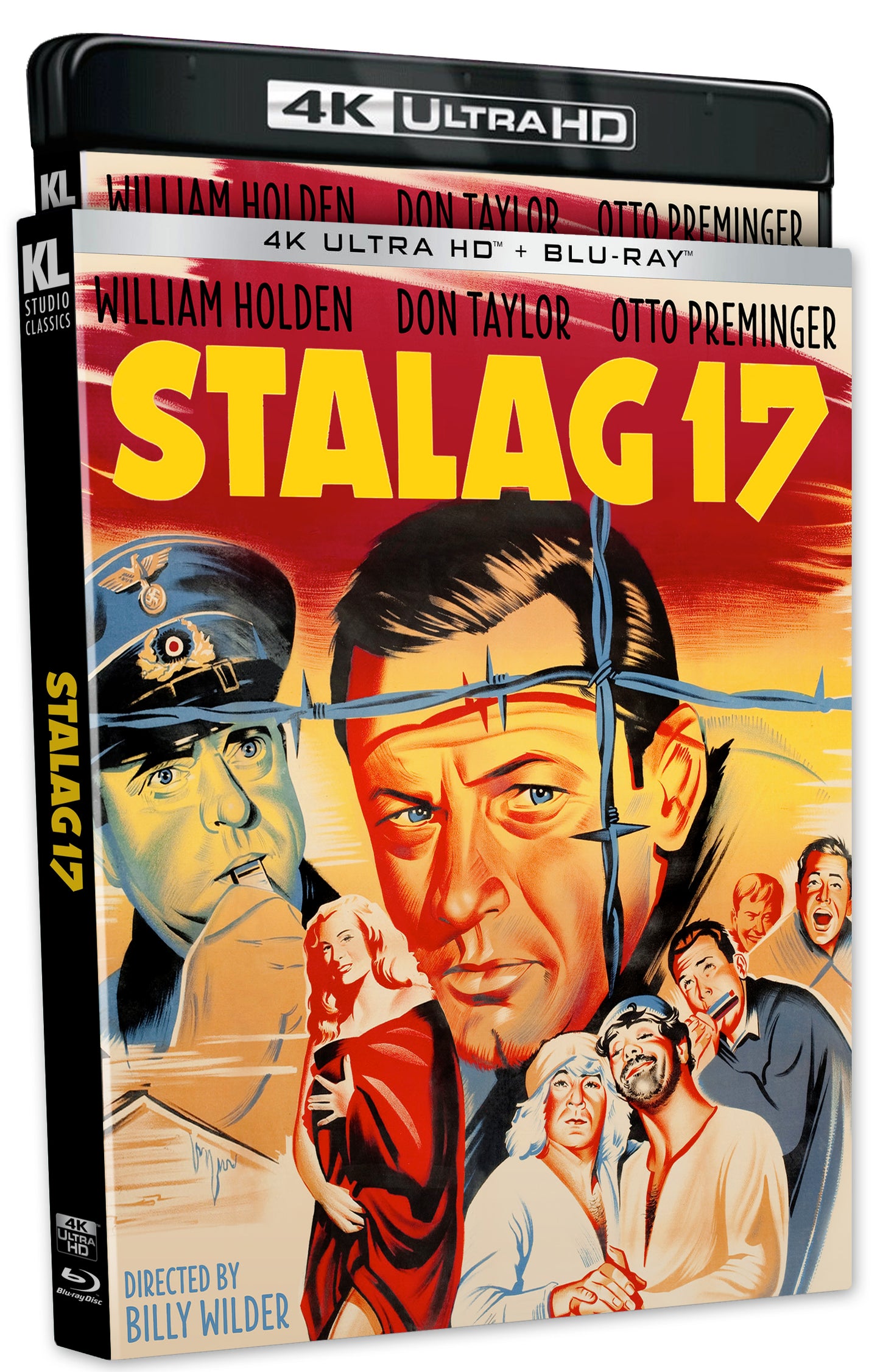 Stalag 17 4K UHD + Blu-ray with Slipcover (Kino Lorber)