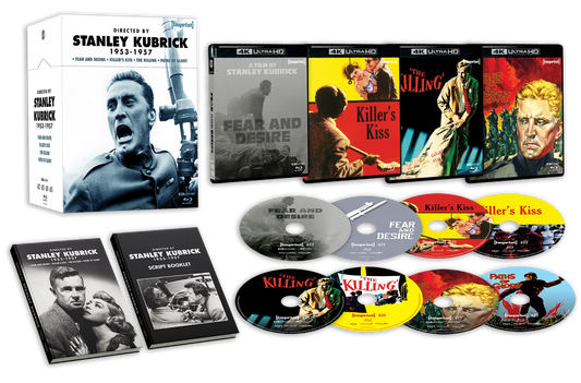 Directed By... Stanley Kubrick (1953 - 1957) - 4K UHD + Blu-ray Limited Edition Hardbox + Hardcover Booklets - Imprint Collection #622 - 625 (Imprint/Region Free) [Preorder]
