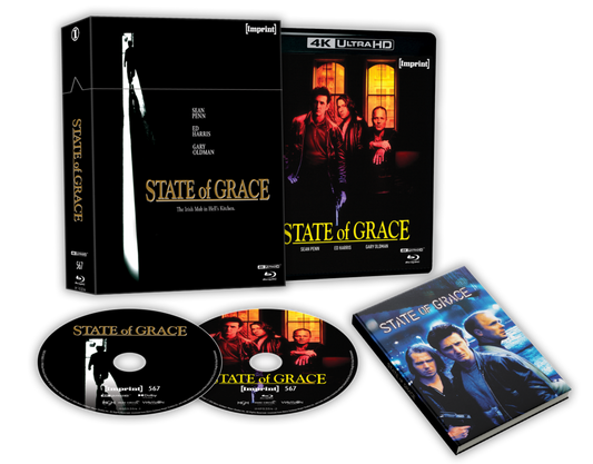 State Of Grace (1990) 4K UHD + Blu-ray Limited Edition Hardbox + Hardback Booklet (Imprint/Region Free) [Preorder]