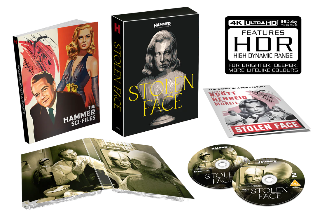 Stolen Face Limited Edition 4K Ultra HD + Blu-Ray (Hammer Films/Region Free)
