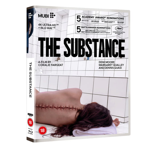 The Substance 4K UHD + Blu-ray with Slipcover (Mubi UK/Region Free/B)