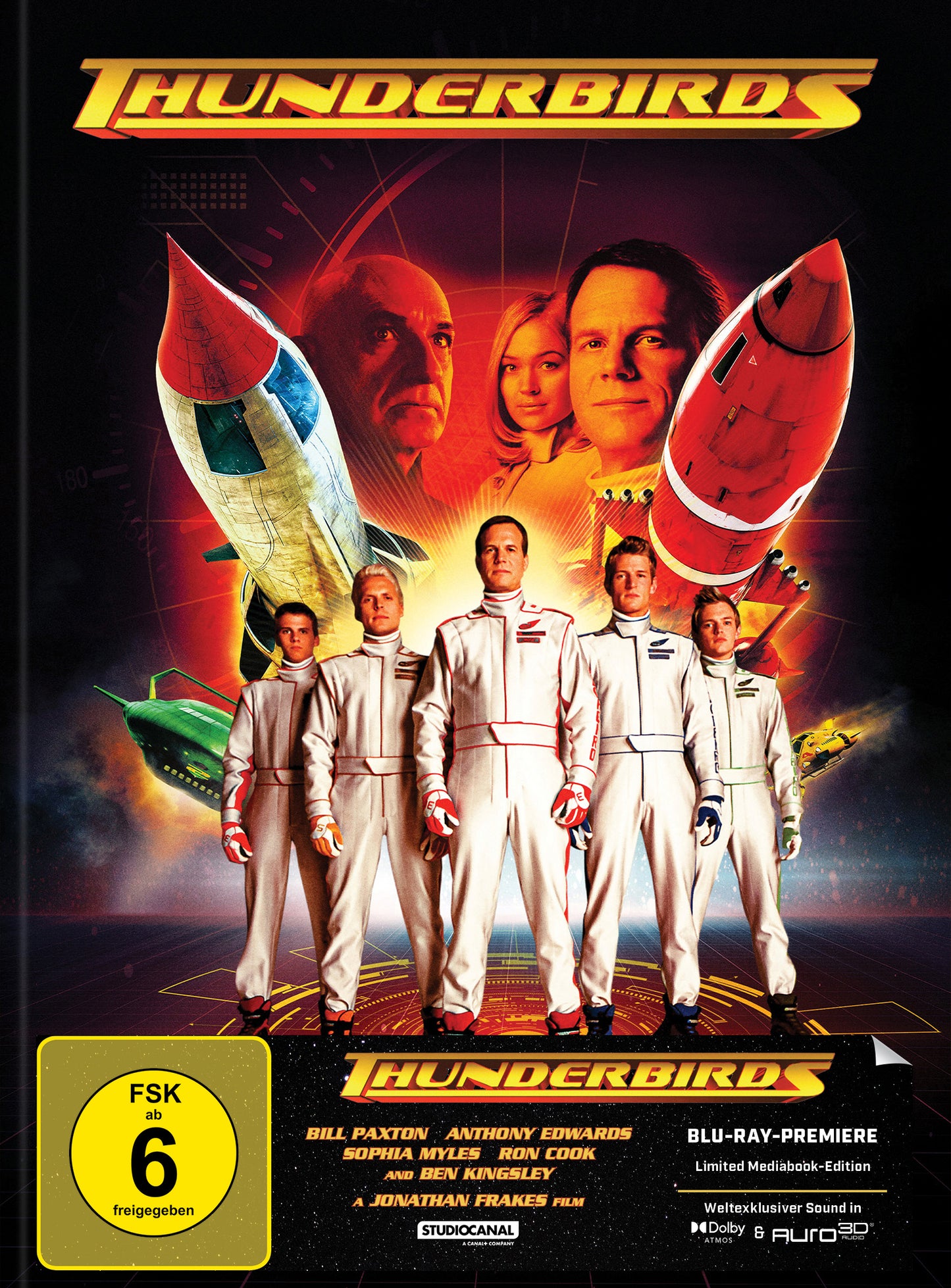 Thunderbirds | Mediabook (2x Blu-ray) with Dolby Atmos + Auro-3D | Cover A (Turbine/Region B) [German Import]