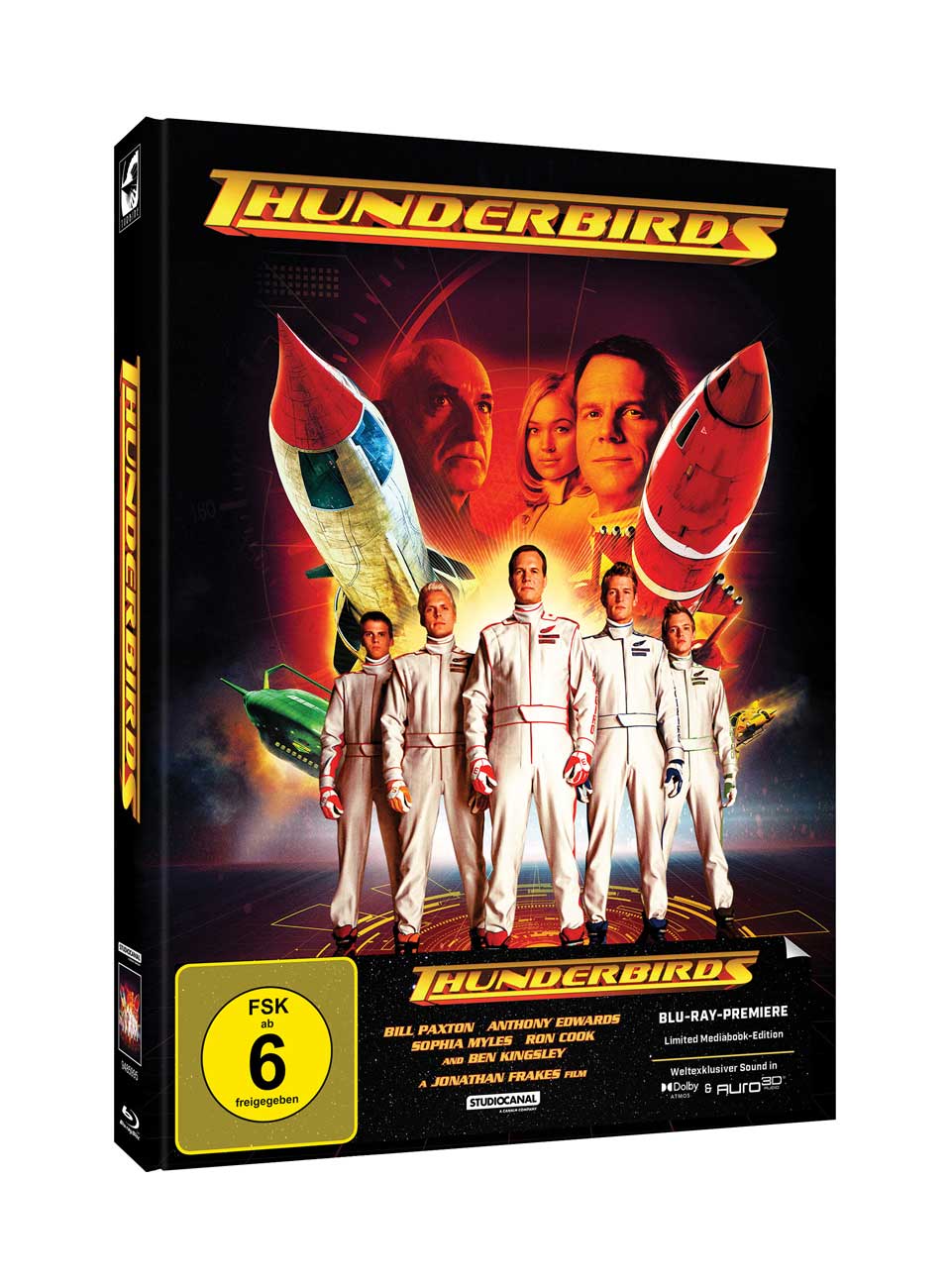 Thunderbirds | Mediabook (2x Blu-ray) with Dolby Atmos + Auro-3D | Cover A (Turbine/Region B) [German Import]