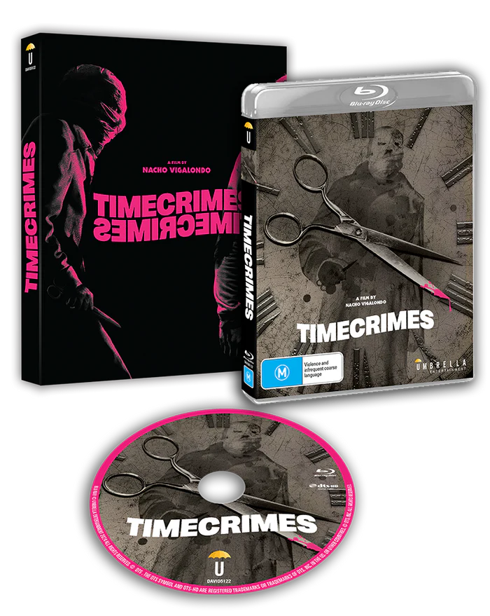 Timecrimes (2007) Blu-ray with Slipcover (Umbrella/Region Free)