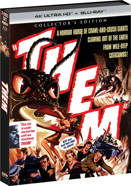 Them! 4K UHD + Blu-ray Collector's Edition with Slipcover (Scream Factory) [Preorder]
